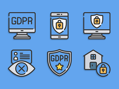 Information Security icons designer icon designs icons icons design icons pack iconset illustration