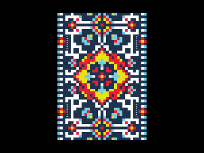 Ukraine design ethnic flat mykolakovalenkostudio pattern poster poster design ukraine vector