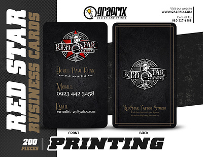 Red Star business card business card business card design business card mockup business cards businesscard print print design printing printmaking prints