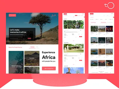 Toursom design flat tourism toursom travel ui ux web web design website website design