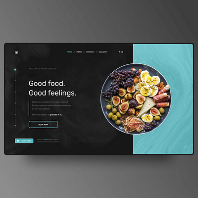 Mc'Donalds 2040 y. concept app concept design flat food minimal ui ux web website