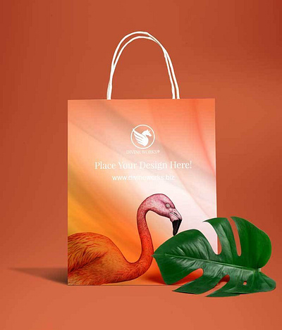 Free Paper Shopping Bag Mockup adobe photoshop graphic design mockup design mockup psd psd