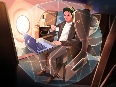 Turkish Airlines Illustrations 11 artwork background character design color conceptart digital art digitalart illustration landscape nature plane