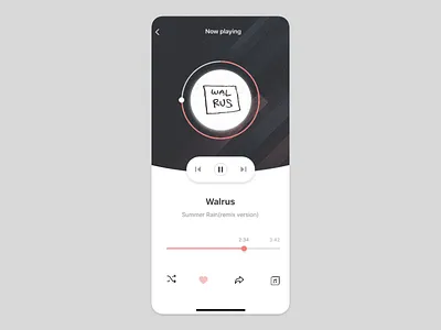 music app UI concept 2 app card design detail page music music app ui uiux uiuxdesign
