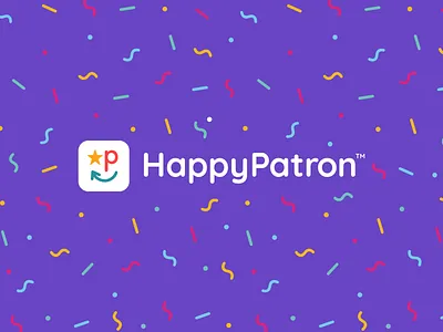 HappyPatron Logo ecommerce happy logo design marketplace