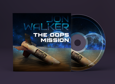 Jon Walker - The OOPS Mission cover concept album art album cover album cover design coverart digital illustration digital painting digitalart illustration photomanipulation