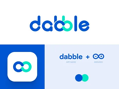 Dabble Logo Design app app branding app icon brand identity branding icon logo logo design logo mark vector