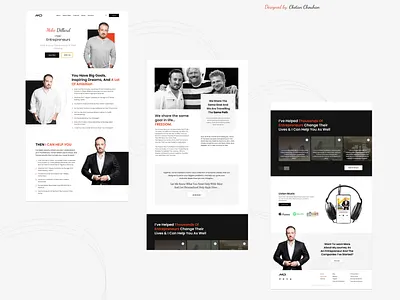 Mike Dillard chetan chouhan clean designinspiration dribbble elegant homepage landing landing page landing page design neil patel professional design sales page ui design uitrends ux design uxdesign website websites white