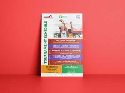 Beach Volley Flyer adobe illustrator beach flyer branding flyer design vector
