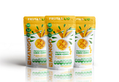 Fruit Mango Packaging brand identity branding cubes design fruit illustration logo mango natural packaging packaging design picture