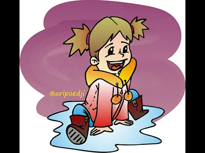 Little Girl (part 3) design designer digitalillustration doodle drawing illustration illustrator vector