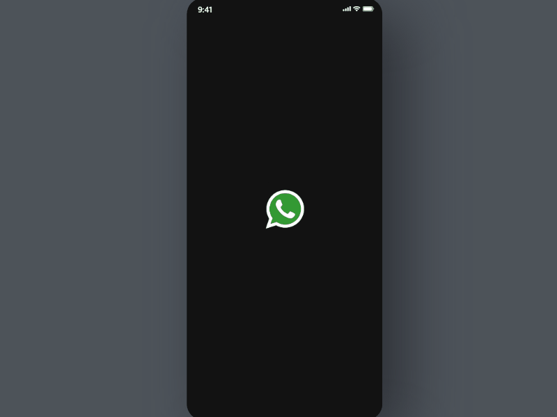 WhatsAPP Dark Mode chat dark app dark mode dark theme dark ui mobile app mobile app design mobile design mobile ui