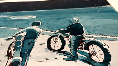 Strangers comic - Illustration 2017 sketching ink zoom P7 appearance blue character design comic illustration illustration art