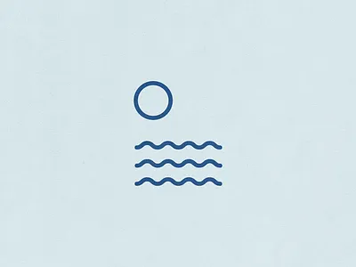Abstract abstract icon icons logo logo design logomark sun water