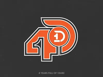 4 years logo illustration logo logos logotype