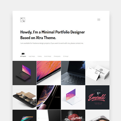 Portfolio WordPress Theme design theme ui ux web designer website wordpress wordpress design wordpress theme xtra