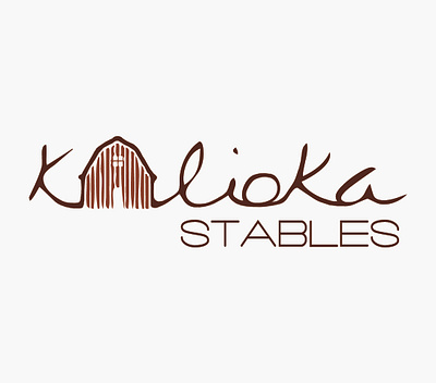 Kalioka Stables Branding branding horse logo stable