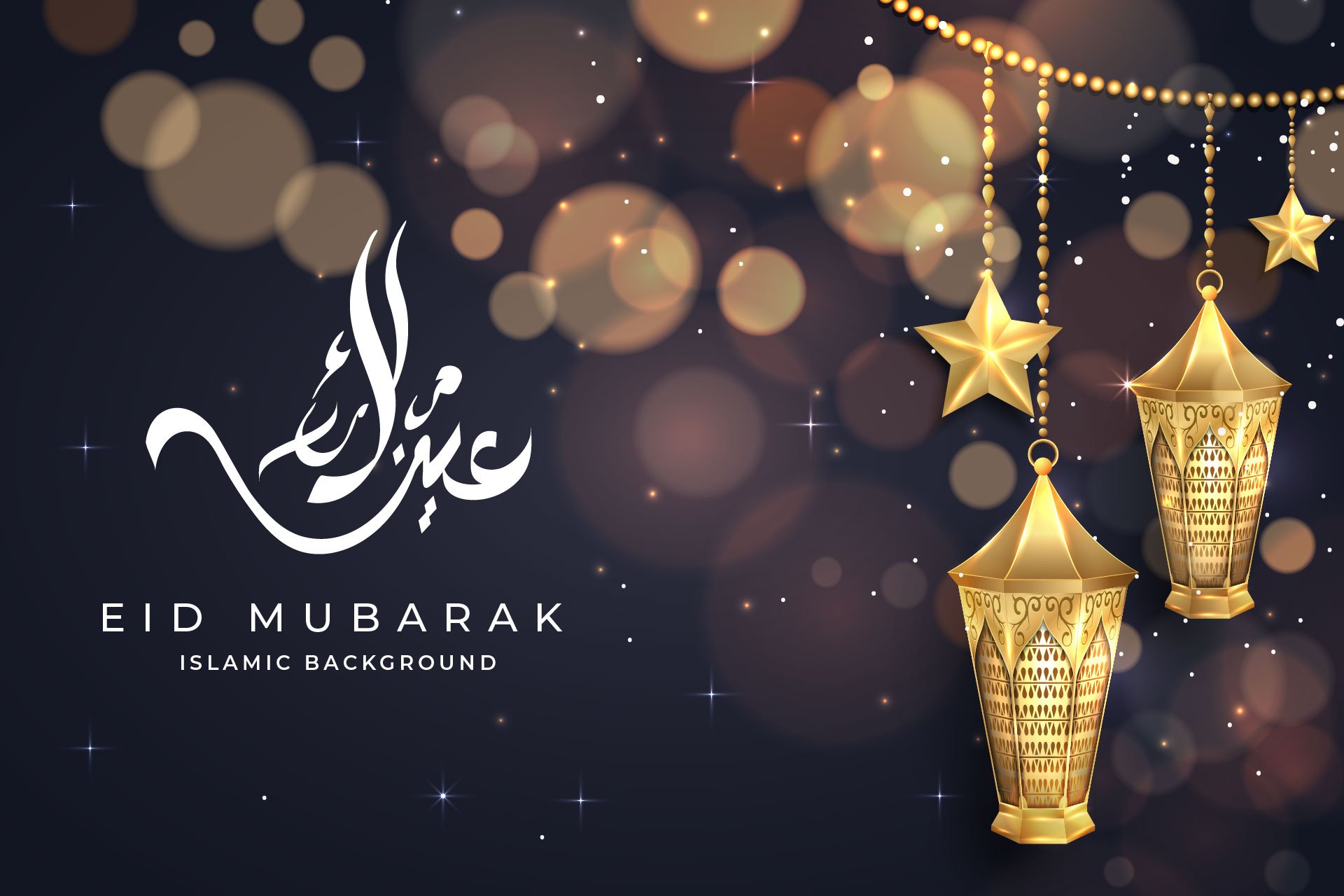 Eid Mubarak Islamic Background by Saimon Kite on Dribbble