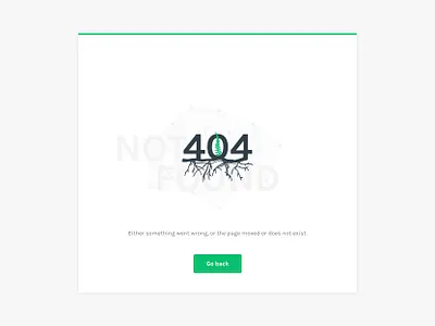 404 Page 404page fern illustration illustrator network plant roots vector