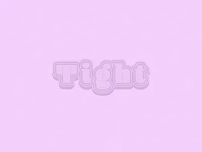 Tight chunky design groovy lines thick thickline toronto typography