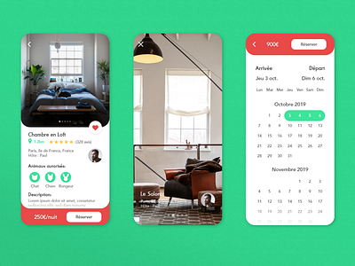 Pet Travel app airbnb app app design bed and breakfast bedroom cat design dog logo pet pet logo pets rabbit rent rental app travel ui ux