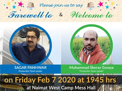 welcome and farewell ad banner design farewell invitation invite poster welcome