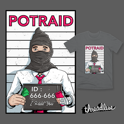 Potraid art artwork design graphic design illustration sale tshirt tshirt art tshirtdesign vector