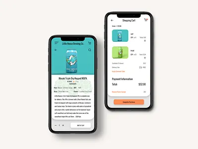 Craft Beer Delivery App adobe xd app design beer cart checkout craftbeer delivery ecommerce hazy ipa interface design ipa shopping bag shopping basket shopping cart ui design uiux user interface