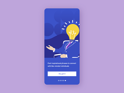 Inspira - UI Concept 19 abstract app app design design illustrated illustration interface interface design interface designer onboarding onboarding illustration onboarding screen onboarding ui ui ui design user interface ux