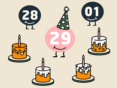 Leap Year 2020 digital art digital design digital designer happy leap day illustration illustration art illustration artist illustration design illustrator leap day leap year leap year 2020 vector art vector design vector illustration