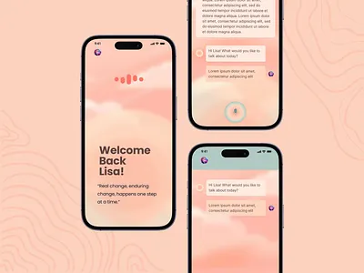 AI COACH APP ai app ai coach app app design branding chat ui ux design graphic design minimal design mobile app ui ux web app