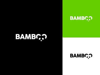 Bamboo Panda Logo bamboo logo branding dailylogochallenge design flat design graphic design illustrator logo logo design panda logo