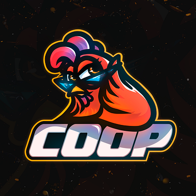 Chicken logo esports, mascot art artwork branding design esport esport logo icon illustration logo logotype mascot mascot logo