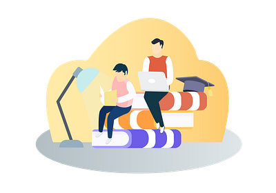 Study Vector colorful art design education icon illustration logo studying ui ux vector web
