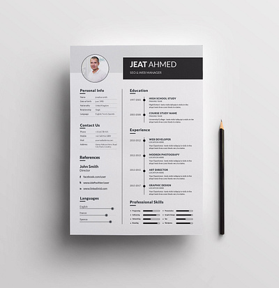 Resume Template clean cv clean design clean resume corporate resume cv cv design cv resume cv resume template resume resume template