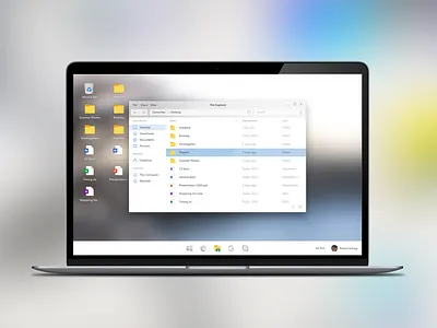 Windows Redesign Mockup app concept desktop app layout mockup redesign ui windows