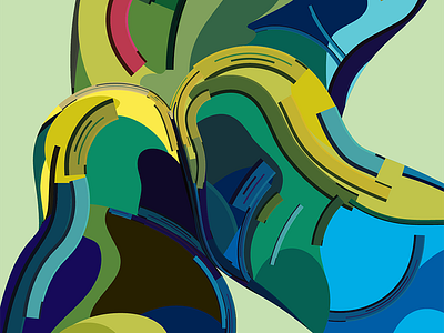 All Butts 04 abstract butt illustration nudes