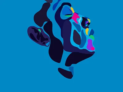 Fluid Portrait abstract fluid illustration portrait