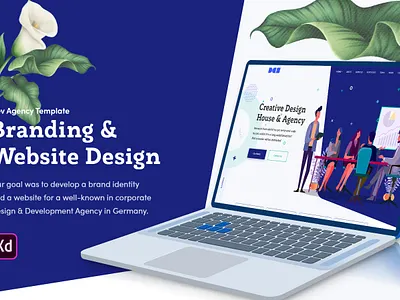 Devdesign Agency UI Template Free Download agency blog branding business clean corporate creative design devdesign download free freebie minimal modern multipurpose psd startup agency xd