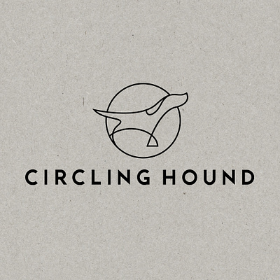 Logo design for Circling Hound branding design fashion gifts logo logo design