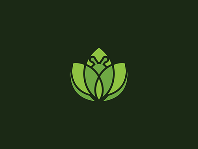 Beauty Bug Logo animal design ecological green insect leaf logo logo design logos lotus mascot mascot logos natural nature plant salon spa