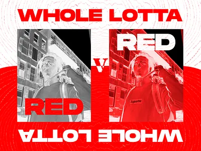 WHOLE LOTTA RED POSTER carti cashcarti distortion header invert lotta playboi carti playboicarti red slatt slime vector vlone vlonethug white whole wholelottared wlr wlr