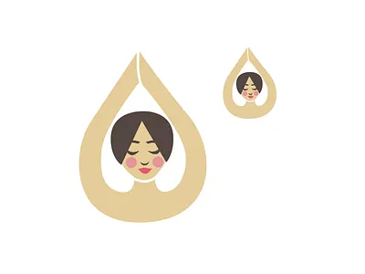 Drama Free Icon attractive decorative dramafree easy healing icon icons identity branding illustration laidback lifestyle meditation pretty relaxation vector art vector illustration vectors woman woman logo yoga