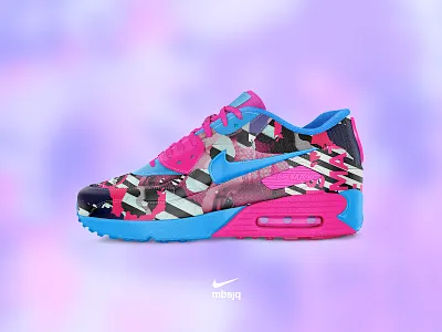 ‘We Can Dream’ Concept | Nike vs mbsjq adobe collage collages concept gradient mbsjq nike nike running nikeair nikeairmax nikey