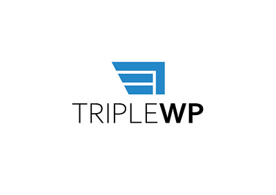 TripleWP Logo branding design flat icon illustrator logo logo design logochallenge logocore logodesign minimal triplewp vector