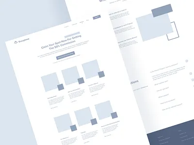 Wireframe Design branding clean design footer grayscale homepage interface landing page layout mockup sitemap sketch ui ui8 ux web web design website wireframe xd
