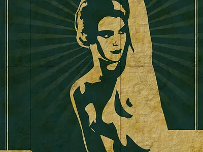 Poptrait design flat illustrator minimal