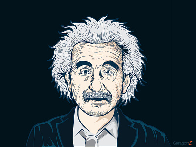 einstein vector art albert caricature cartoon chemist creativity cute einstein expertise human illustration individuality inspiration intelligence isolated learning look out mascot mathematics physicist positivity