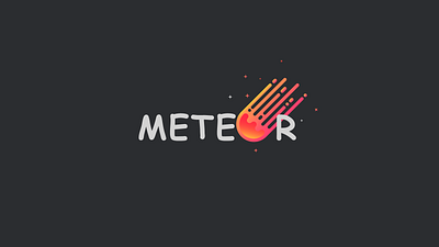 Dark Meteor Dust | GreyNade art artwork brand logo branding dribbble dribbbleweeklywarmup earth fire galaxy gradient greynade hot illustration logo logo design meteor minimal popular space stars