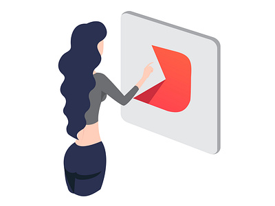 Character Using Binary's New Platform adobe adobe illustrator art character characterdesign design digital marketing figure illustration social media